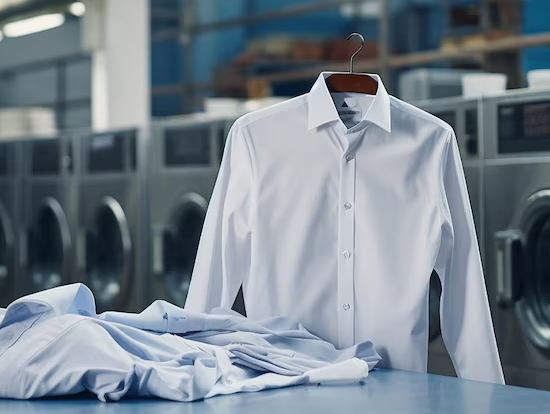 elegant dry cleaning shirt services